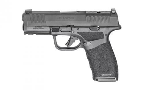 Springfield Hellcat Pro, Striker Fired, Semi-automatic, Polymer Frame Pistol, 9MM, 3.7 Hammer Forged Barrel, Melonite Finish, Black Polymer Frame, Textured Grip, Tritium Front Sight, Tactical Rack Rear Sight, 10 Rounds, 5 Magazines, Includes Range Bag HCP9379BOSPLCGU23