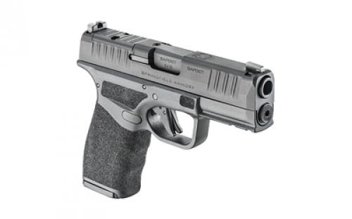 Springfield Hellcat Pro, Striker Fired, Semi-automatic, Polymer Frame Pistol, 9MM, 3.7" Hammer Forged Barrel, Melonite Finish, Black Polymer Frame, Textured Grip, Tritium Front Sight, Tactical Rack Rear Sight, 10 Rounds, 5 Magazines, Includes Range Bag HCP9379BOSPLCGU23