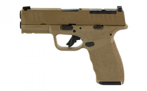 Springfield Hellcat Pro, Striker Fired, Semi-automatic, Polymer Frame Pistol, 9MM, 3.7 Hammer Forged Barrel, Cerakote Finish, Desert Flat Dark Earth Polymer Frame, Textured Grip, Tritium Front Sight, Tactical Rack Rear Sight, 15 Rounds, 2 Magazines, Optics Ready HCP9379FOSP-15