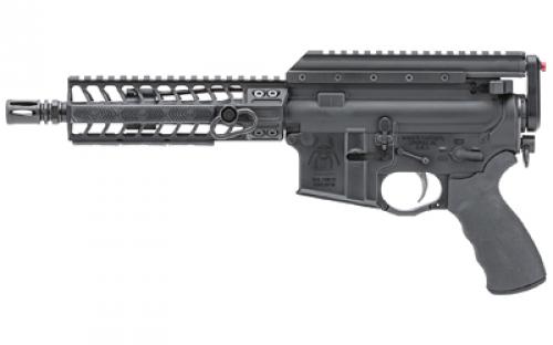Spike's Tactical Bi-Axial Enhanced, Semi-automatic, AR Pistol, 223 Remington/556NATO, 8.1 Cold Hammer Forged Barrel, A2 Flash Hider, Black, 7 M-LOK Handguard, Aviator Arms Bi-Axial Enhanced Recoil Device, No Magazine STP5123-CM7F