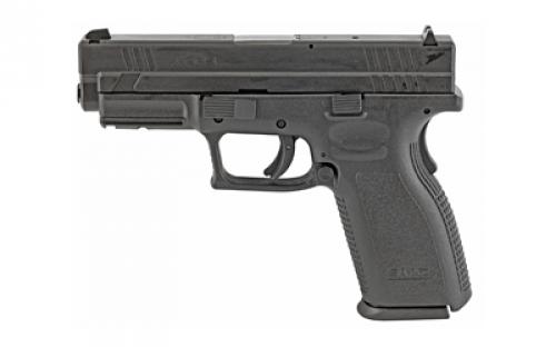 Springfield XD9, Striker Fired, Semi-automatic, Polymer Frame Pistol, Full Size, 9MM, 4 Barrel, Melonite Finish, Black, Fixed Sights, 10 Rounds, 2 Magazines, BLEM (Damaged Packaging) XD9101