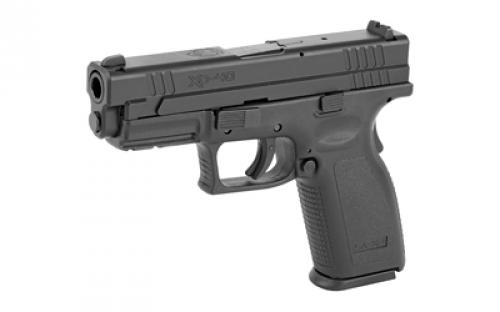 Springfield XD40, Striker Fired, Semi-automatic, Polymer Frame Pistol, Full Size, 40 S&W, 4" Barrel, Melonite Finish, Black, Fixed Sights, 10 Rounds, 2 Magazines XD9102