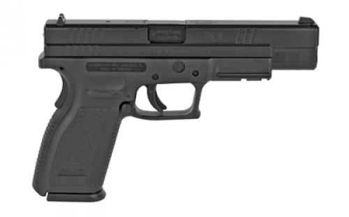 Springfield XD9, Striker Fired, Semi-automatic, Polymer Frame Pistol, Full Size, 9MM, 5" Barrel, Melonite Finish, Black, Fixed Sights, 10 Rounds, 2 Magazines XD9401