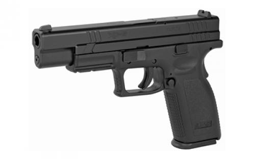Springfield XD9, Striker Fired, Semi-automatic, Polymer Frame Pistol, Full Size, 9MM, 5" Barrel, Melonite Finish, Black, Fixed Sights, 10 Rounds, 2 Magazines XD9401