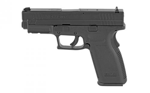 Springfield XD45, Striker Fired, Semi-automatic, Polymer Frame Pistol, Full Size, 45 ACP, 4 Barrel, Melonite Finish, Black, Fixed Sights, 10 Rounds, 2 Magazines XD9611