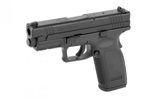 Springfield XD45, Striker Fired, Semi-automatic, Polymer Frame Pistol, Full Size, 45 ACP, 4" Barrel, Melonite Finish, Black, Fixed Sights, 10 Rounds, 2 Magazines XD9611