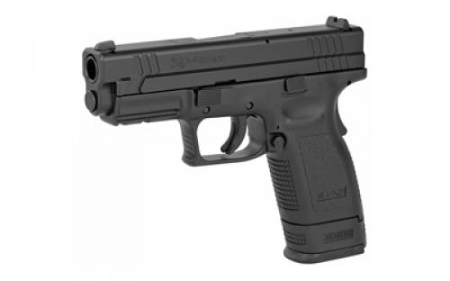 Springfield XD45, Striker Fired, Semi-automatic, Polymer Frame Pistol, Compact, 45 ACP, 4" Barrel, Melonite Finish, Black, Fixed Sights, 10 Rounds, 2 Magazines XD9645