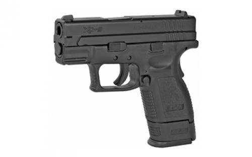 Springfield XD9, Striker Fired, Semi-automatic, Polymer Frame Pistol, Sub-Compact, 9MM, 3" Barrel, Melonite Finish, Black, Fixed Sights, 10 Rounds, 5 Magazines, Includes Range Bag XD9801GU23P