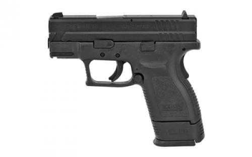 Springfield XD40, Striker Fired, Semi-automatic, Polymer Frame Pistol, Sub-Compact, 40 S&W, 3 Barrel, Melonite Finish, Black, Fixed Sights, 9 Rounds, 2 Magazines XD9802
