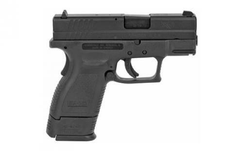 Springfield XD40, Striker Fired, Semi-automatic, Polymer Frame Pistol, Sub-Compact, 40 S&W, 3" Barrel, Melonite Finish, Black, Fixed Sights, 9 Rounds, 2 Magazines XD9802