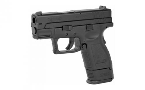Springfield XD40, Striker Fired, Semi-automatic, Polymer Frame Pistol, Sub-Compact, 40 S&W, 3" Barrel, Melonite Finish, Black, Fixed Sights, 9 Rounds, 2 Magazines XD9802