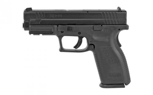 Springfield XD9, Defender Series, Striker Fired, Semi-automatic, Polymer Frame Pistol, Full Size, 9MM, 4 Barrel, Melonite Finish, Black, Fixed Sights, 16 Rounds, 1 Magazine XDD9101HC