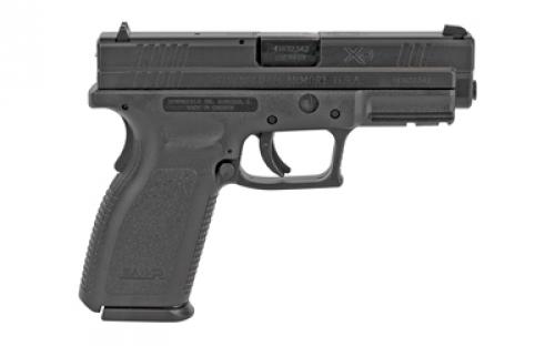 Springfield XD9, Defender Series, Striker Fired, Semi-automatic, Polymer Frame Pistol, Full Size, 9MM, 4" Barrel, Melonite Finish, Black, Fixed Sights, 16 Rounds, 1 Magazine XDD9101HC