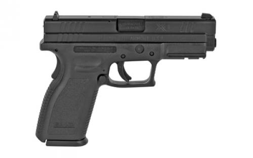 Springfield XD9, Defender Series, Striker Fired, Semi-automatic, Polymer Frame Pistol, Full Size, 9MM, 4" Barrel, Melonite Finish, Black, Fixed Sights, 10 Rounds, 1 Magazine XDD9101