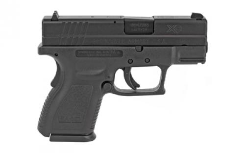 Springfield XD9, Defender Series, Striker Fired, Semi-automatic, Polymer Frame Pistol, Sub-Compact, 9MM, 3" Barrel, Melonite Finish, Black, Fixed Sights, 13 Rounds, 1 Magazine XDD9801HC