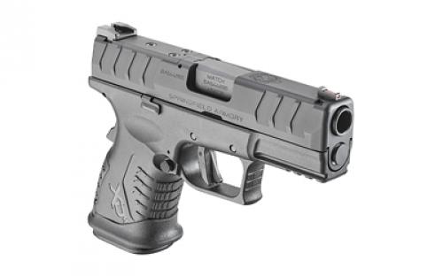 Springfield XDM Elite Compact OSP (Optical Sight Pistol), Striker Fired, Semi-automatic, Polymer Frame Pistol, 45ACP, 3.8" Hammer Forged Steel Barrel, Melonite Finish, Black, Fiber Optic Front Sight and Tactical Rack U-Dot Rear Sight, 10 Rounds, 2 Magazines XDME93845CBHCOSP