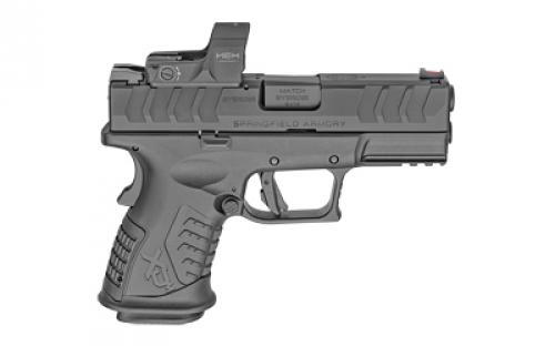 Springfield XDM Elite Compact OSP (Optical Sight Pistol), Semi-automatic Pistol, Striker Fired, 9MM, 3.8" Hammer Forged Steel Barrel, Black, Melonite Finish, Polymer Frame, 14 Rounds, 2 Magazines, Fiber Optic Front Sight and Tactical Rack U-Dot Rear Sight, Includes HEX Dragonfly Optic XDME9389CBHCOSPD