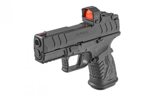Springfield XDM Elite Compact OSP (Optical Sight Pistol), Semi-automatic Pistol, Striker Fired, 9MM, 3.8" Hammer Forged Steel Barrel, Black, Melonite Finish, Polymer Frame, 14 Rounds, 2 Magazines, Fiber Optic Front Sight and Tactical Rack U-Dot Rear Sight, Includes HEX Dragonfly Optic XDME9389CBHCOSPD
