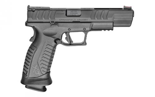Springfield XDM, Elite Target, Striker Fired, Semi-automatic, Polymer Frame Pistol, Full Size, 9MM, 5.25" Barrel, Melonite Finish, Black, Fiber Front and Adjustable Rear Sights, 22 Rounds, 3 Magazines XDME95259BHC