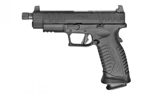 Springfield XDM, Elite OSP, Striker Fired, Semi-automatic, Polymer Frame Pistol, Full Size, 9MM, 4.5 Threaded Barrel, Melonite Finish, Black, Suppressor Height Sights, 22 Rounds, 2 Magazines XDMET9459BHCOSP