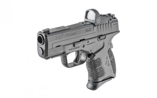 Springfield XD-S Mod.2, OSP, Striker Fired, Semi-automatic, Polymer Frame Pistol, Sub Compact, 45 ACP, 3.3" Barrel, Melonite Finish, Black, White Dot Front Sight, Serrated Rear Sight, Crimson Trace CTS-1500 Red Dot, 2 Magazines, (1) 5-Round, (1) 6-Round Extended XDSG93345BCT