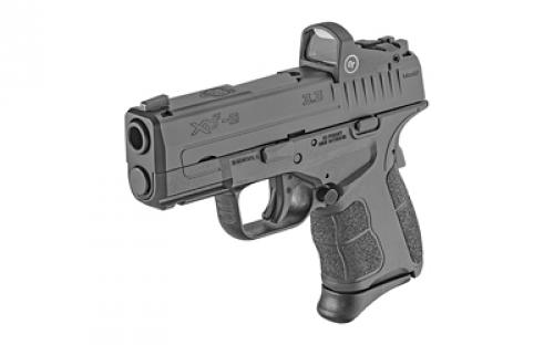 Springfield XDS, Mod.2, OSP, Striker Fired, Semi-automatic, Polymer Frame Pistol, Sub-Compact, 9MM, 3.3" Barrel, Melonite Finish, Black, White Dot Front Sight, Serrated Rear Sight, Crimson Trace Red Dot, 2 Magazines, (1) 7-Round and (1) 9-Round XDSG9339BCT