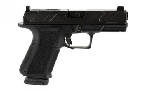 Shadow Systems MR920, Foundation, Striker Fired, Semi-automatic Pistol, Compact, 4" Barrel, Polymer Frame, Nitride Finish, Black, Steel Sights, Optics Ready Slide, 15 Rounds, 2 Magazines, Includes (3) Backstraps and Optics Kit SS-1306