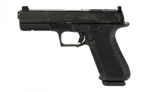 Shadow Systems DR920, Foundation, Striker Fired, Semi-automatic Pistol, Full Size, 4.5 Barrel, Polymer Frame, Nitride Finish, Black, Steel Sights, Optics Ready Slide, 17 Rounds, 2 Magazines, Includes (3) Backstraps and Optics Kit SS-2306