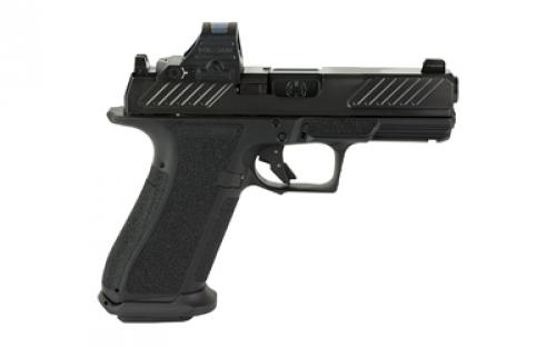 Shadow Systems XR920 Combat, Striker Fired, Semi-automatic, Polymer Frame Pistol, Compact, 9MM, 4" Black Spiral Fluted Barrel, Nitride Finish Combat Slide, Black, Holosun 507c Red Dot, Flat Faced Trigger, Trigger Safety, Front Tritium Night Sight, 17 Rounds, 2 Magazines, Includes Optics Kit, Atache Case, Flared Magwell, Grip Kit, Shadow Systems Tool SS-3006-H