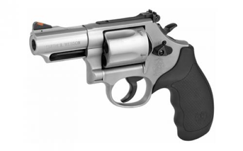 Smith & Wesson Model 69, Combat Magnum, Double Action/Single Action, Metal Frame Revolver, K-Frame, 44 Magnum, 2.75" Barrel, Stainless Steel, Rubber Grips, Adjustable Sights, 5 Rounds 10064