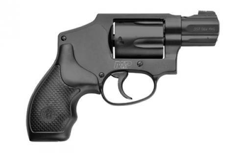 Smith & Wesson M&P 340, Double Action Only, Metal Frame Revolver, J-Frame Revolver, 357 Magnum, 1.875" Barrel, Scandium Alloy, Rubber Grips, PVD Finish, Black, XS 24/7 Tritium Night Front and Integral U-Notch Rear Sights, 5 Rounds, No Internal Lock 103072