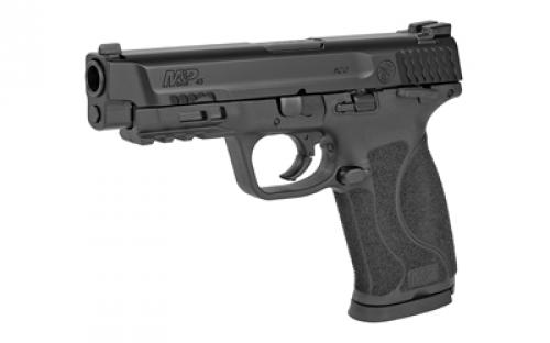 Smith & Wesson M&P M2.0, Striker Fired, Semi-automatic, Polymer Frame Pistol, Full Size, 45 ACP, 4.6" Barrel, Armornite Finish, Black, Fixed Sights, Manual Thumb Safety, No Magazine Safety, 10 Rounds, 2 Magazines 11526