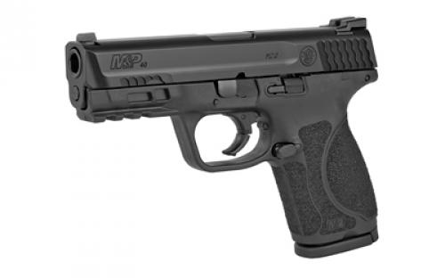 Smith & Wesson M&P M2.0, Striker Fired, Semi-automatic, Polymer Frame Pistol, Compact, 40 S&W, 4" Barrel, Armornite Finish, Black, Fixed Sights, 13 Rounds, 2 Magazines 11684