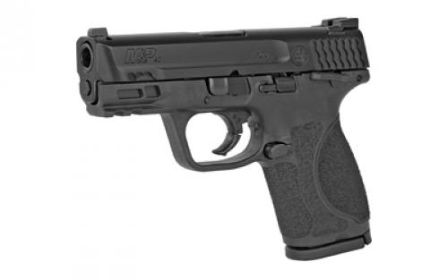Smith & Wesson M&P M2.0, Striker Fired, Semi-automatic, Polymer Frame Pistol, Compact, 40 S&W, 3.6" Barrel, Armornite Finish, Black, Fixed Sights, Manual Thumb Safety, 13 Rounds, 2 Magazines 11695