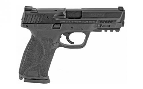 Smith & Wesson M&P M2.0, Striker Fired, Semi-automatic, Polymer Frame Pistol, Full Size, 9MM, 4.25" Barrel, Armonite Finish, Black, Fixed Sights, No Magazine Safety, 10 Rounds, 2 Magazines 11761