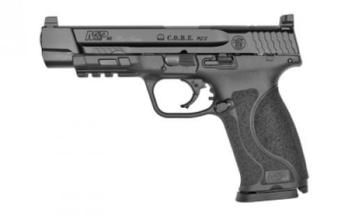Smith & Wesson M&P 2.0, Performance Center C.O.R.E., Striker Fired, Semi-automatic, Polymer Frame Pistol, Full Size, 40S&W, 5 Barrel, Armornite Finish, Black, Interchangeable Back Straps, Suppressor Sights, No Thumb Safety, Optics Ready Slide, C.O.R.E Mounting Plates, Performance Center Tuned Action, Cleaning Kit, 15 Rounds, 2 Magazines 11829