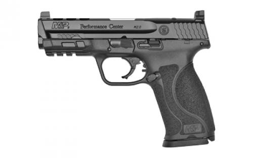 Smith & Wesson M&P M2.0, Performance Center C.O.R.E., Striker Fired, Semi-automatic, Polymer Frame Pistol, Full Size, 9MM, 4.25 Ported Barrel, Armornite Finish, Black, Interchangeable Back Straps, Suppressor Sights, No Thumb Safety, 17 Rounds, Optics Ready Slide, C.O.R.E Mounting Plates, Performance Center Tuned Action, Cleaning Kit, 2 Magazines 11831