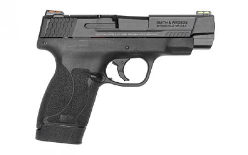 Smith & Wesson Shield M2.0, Performance Center, Striker Fired, Semi-automatic, Polymer Frame Pistol, Micro-Compact, 45 ACP, 4" Barrel, Armornite Finish, Black, HiViz Fiber Optic Sights, No Thumb Safety, Performance Center Tuned Action, Cleaning Kit, 2 Magazines, (1) 6-Round and (1) 7-Round 11864