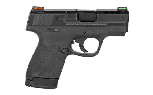 Smith & Wesson Shield M2.0, Performance Center, Striker Fired, Semi-automatic, Polymer Frame Pistol, Micro-Compact, 40S&W, 3.1" Ported Barrel, Performance Center Tuned Action, Armornite Finish, Black, HiViz Fiber Optic Sights, Manual Thumb Safety, Cleaning Kit, 2 Magazines, (1) 6-Round and (1) 7-Round 11868