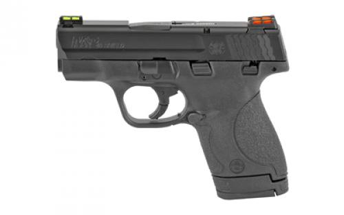 Smith & Wesson M&P Shield, Striker Fired, Semi-automatic, Polymer Frame Pistol, Micro-Compact, 40 S&W, 3.1 Barrel, Armornite Finish, Black, HiViz Fiber Optic Sights, Manual Thumb Safety, 2 Magazines, (1) 6-Round and (1) 7-Round 11906