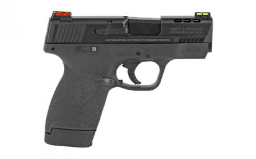 Smith & Wesson Shield M2.0, Performance Center, Semi-automatic, Striker Fired, Micro-Compact, 45 ACP, 3.3" Ported Barrel, Armornite Finish, Black, HiViz Fiber Optic Sights, No Thumb Safety, 2 Magazines, (1) 6-Round and (1) 7-Round, Performance Center Tuned Action, Cleaning Kit 12473