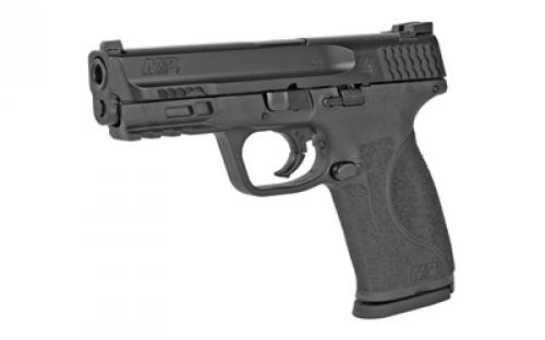 Smith & Wesson M&P M2.0, Striker Fired, Semi-automatic, Polymer Frame Pistol, Full Size, 9MM, 4.25" Barrel, Armornite Finish, Black, Fixed Sights, No Magazine Safety, 10 Rounds, Carry & Range Kit that includes Caldwell Tac Ops Holster and Double Magazine pouch, Uplula Pistol Magazine Loader, 3 Magazines 12487