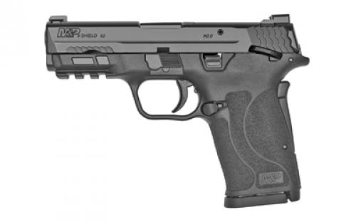 Smith & Wesson M&P Shield EZ M2.0, Internal Hammer Fired, Semi-automatic, Polymer Frame Pistol, Micro-Compact, 9MM, 3.6 Barrel, Armornite Finish, Black, TruGlo Pro Night Sights, Manual Thumb Safety, 8 Rounds, 2 Magazines 13001