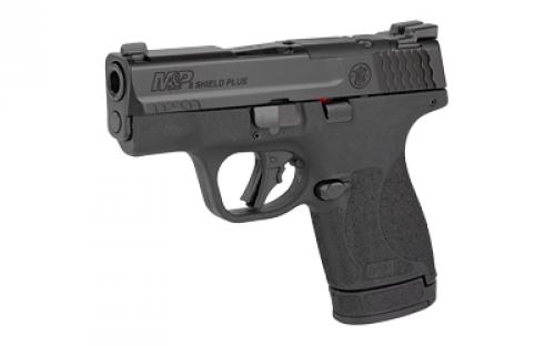 Smith & Wesson M&P9 Shield Plus OR, Striker Fired, Semi-automatic, Polymer Frame Pistol, Micro Compact, 9MM, 3.1" Barrel, Armornite Finish, Black, Tritium Night Sights, Optics Ready, No Thumb Safety, 13 Rounds, 2 Magazines, (1)-13 Rounds and (1)-10 Rounds 13534
