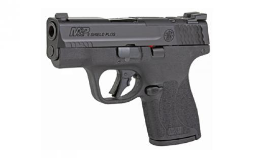 Smith & Wesson M&P9 Shield Plus OR, Striker Fired, Semi-automatic, Polymer Frame Pistol, Micro Compact, 9MM, 3.1" Barrel, Armornite Finish, Black, Tritium Night Sights, Optics Ready, No Thumb Safety, 10 Rounds, 2 Magazines 13558