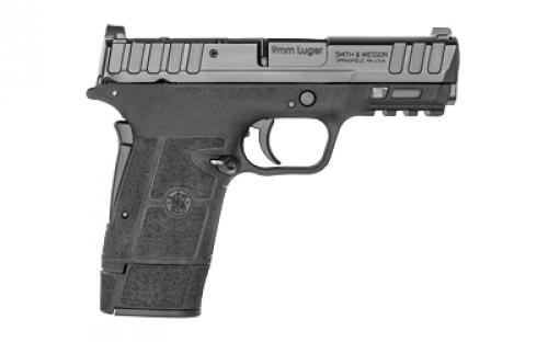 Smith & Wesson Equalizer, Semi-automatic Pistol, Single Action Internal Hammer, Micro Compact, 9MM, 3.675 Barrel, Armornite Finish, Black, 3 Dot Sights, Optics Ready, No Thumb Safety, 3 Magazines, 1-10Rd, 1-13Rd, 1-15Rd 13592
