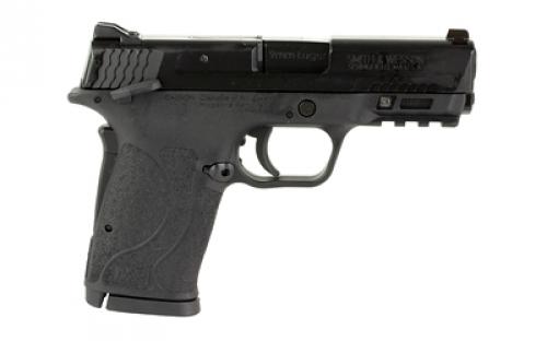 Smith & Wesson M&P9 SHIELD EZ M2.0, Internal Hammer Fired, Semi-automatic, Polymer Frame Pistol, Micro-Compact, 9MM, 3.675" Barrel, Armornite Finish, Black, 3-Dot Sights, Manual Thumb Safety, 8 Rounds, 2 Magazines, Plano X2 Range Bag 13938