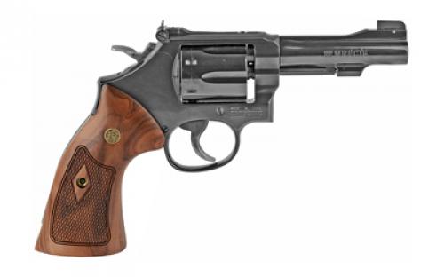 Smith & Wesson Model 48, Classic, Double Action, Metal Frame Revolver, K-Frame, 22WMR, 4" Barrel, Carbon Steel, Blued Finish, Wood Grips, Adjustable Sights, 6 Rounds 150717