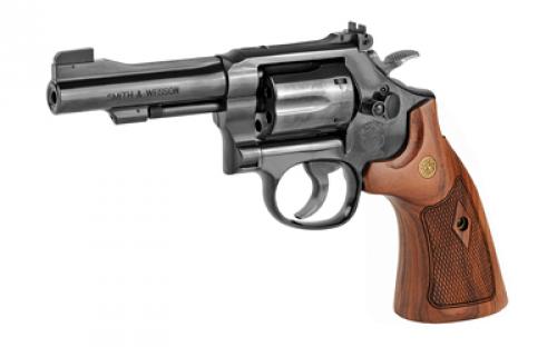Smith & Wesson Model 48, Classic, Double Action, Metal Frame Revolver, K-Frame, 22WMR, 4" Barrel, Carbon Steel, Blued Finish, Wood Grips, Adjustable Sights, 6 Rounds 150717