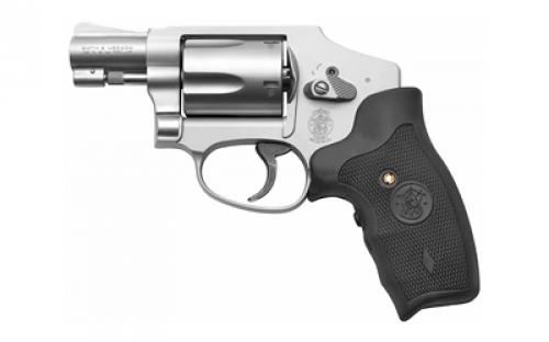 Smith & Wesson Model 642, Double Action Only, Metal Frame Revolver, J-Frame, 38 Special +P, 1.88 Barrel, Alloy, Matte Finish, Silver, Fixed Sights, 5 Rounds, Crimson Trace Laser Grips, No Internal Lock 150972